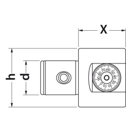 Tête micrométrique H-NBJ16 - seule