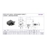 P/O motorisé VDI DIN1809 radial indirect à droite - arrosage interne