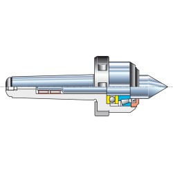 Pointe tournante GT-MG avec écrou d'extraction - embout standard